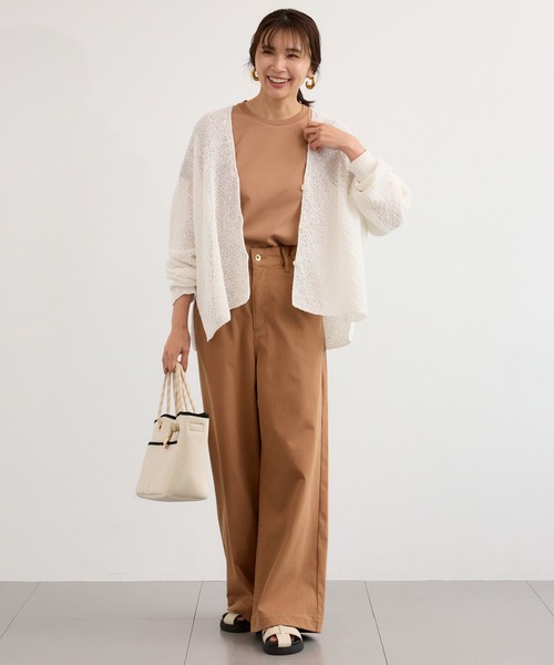 BARNYARDSTORM（バンヤードストーム）の「BARNYARDSTORM / バックベルトカットチノパンツ（その他パンツ・レディース・キャメル/ベージュ・M/S）」の17枚目の写真