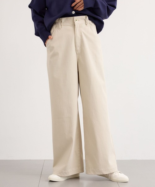 BARNYARDSTORM（バンヤードストーム）の「BARNYARDSTORM / バックベルトカットチノパンツ（その他パンツ・レディース・キャメル/ベージュ・M/S）」の12枚目の写真