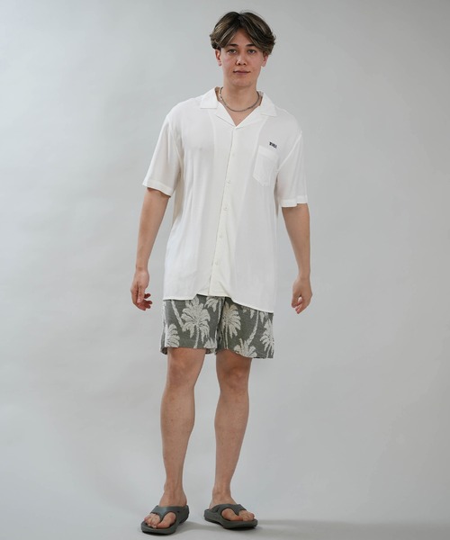 RVCA(ルーカ)の「RVCA/ルーカ メンズ 半袖シャツ IRON ON SH BG041121(シャツ/ブラウス・メンズ・ブラック×ホワイト/ホワイト・M/L)」の5枚目の写真