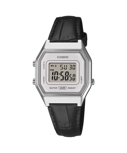 CASIO(カシオ)の「CASIO CLASSIC / LA680WEL-1JF(デジタル腕時計・レディース・ブラック×シルバー・FREE)」の1枚目の写真