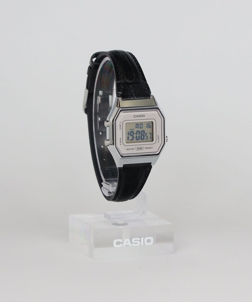 CASIO(カシオ)の「CASIO CLASSIC / LA680WEL-1JF(デジタル腕時計・レディース・ブラック×シルバー・FREE)」の5枚目の写真