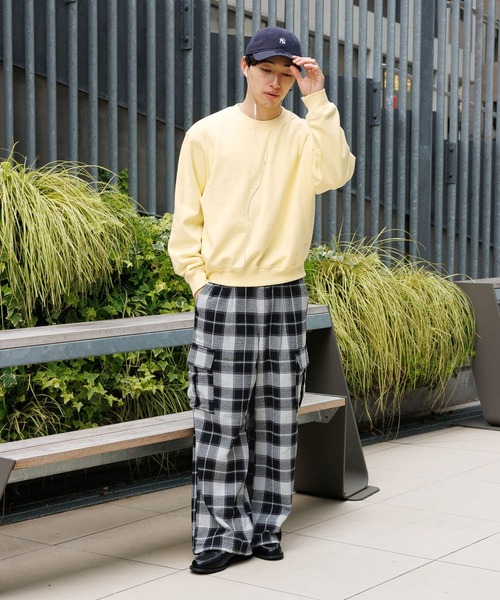 RAGEBLUE(レイジブルー)の「Check Pattern Cargo Easy Pants/チェック柄カーゴイージーパンツ(カーゴパンツ・メンズ・ブルー/グレー・LARGE/MEDIUM)」の15枚目の写真