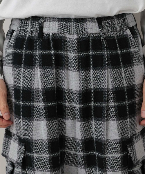 RAGEBLUE(レイジブルー)の「Check Pattern Cargo Easy Pants/チェック柄カーゴイージーパンツ(カーゴパンツ・メンズ・ブルー/グレー・LARGE/MEDIUM)」の7枚目の写真