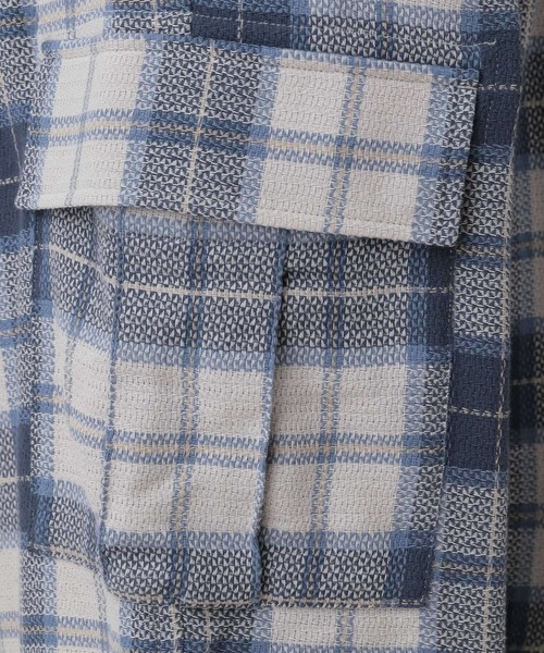 RAGEBLUE(レイジブルー)の「Check Pattern Cargo Easy Pants/チェック柄カーゴイージーパンツ(カーゴパンツ・メンズ・ブルー/グレー・LARGE/MEDIUM)」の14枚目の写真