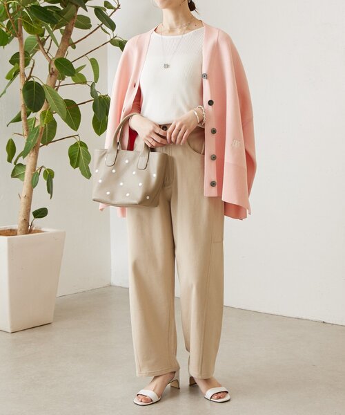 BEARDSLEY（ビアズリー）の「しゃりしゃりリブニット（ニット/セーター・レディース・ブルー系その他/ホワイト・FREE）」の12枚目の写真