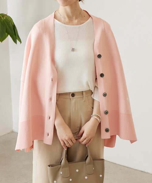 BEARDSLEY（ビアズリー）の「しゃりしゃりリブニット（ニット/セーター・レディース・ブルー系その他/ホワイト・FREE）」の13枚目の写真