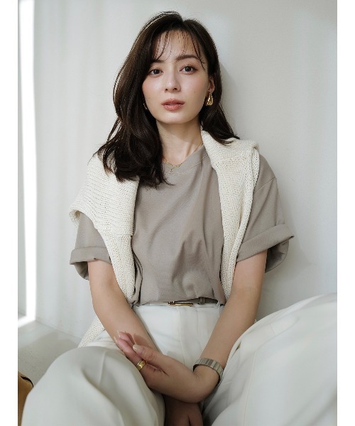 Unisex Ribbed Cotton T-shirt（Tシャツ/カットソー）｜anuans（ア