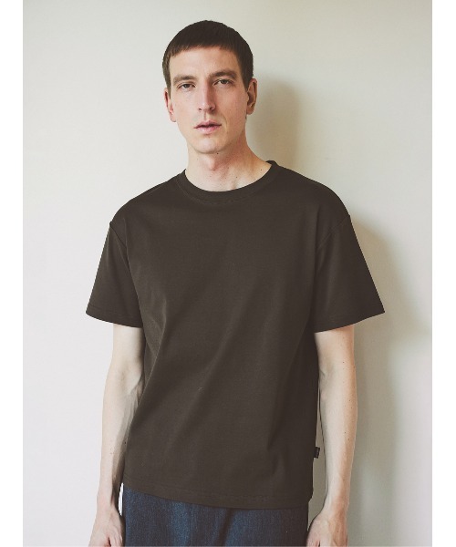 Unisex Ribbed Cotton T-shirt anuans Tシャツ Unisex Ribbed Cotton T-shirt（Tシャツ/カットソー）｜anuans（ア