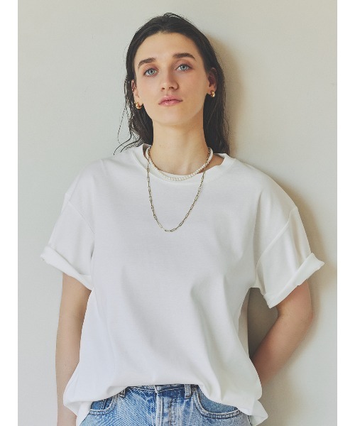 Unisex Ribbed Cotton T-shirt（Tシャツ/カットソー）｜anuans（ア