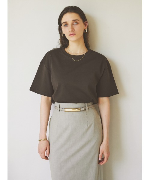 Unisex Ribbed Cotton T-shirt（Tシャツ/カットソー）｜anuans（ア