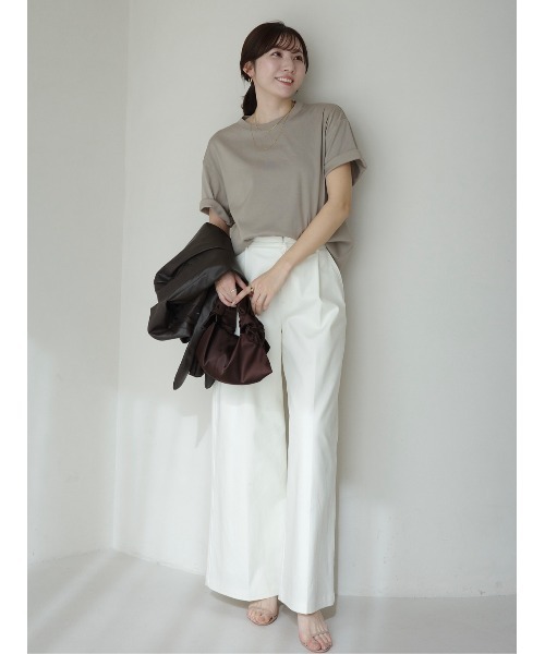 Unisex Ribbed Cotton T-shirt（Tシャツ/カットソー）｜anuans（ア