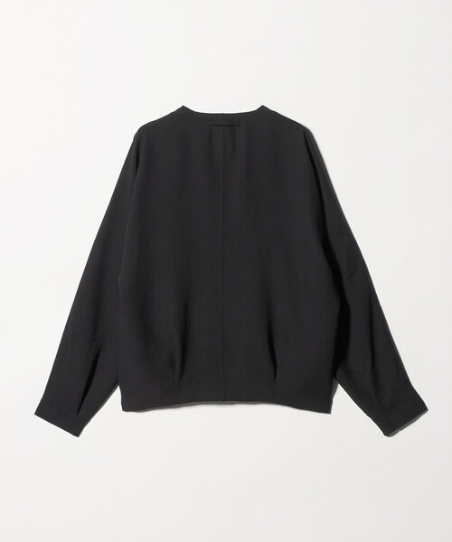 UNITED ARROWS & SONS by DAISUKE OBANA（ユナイテッドアローズアンドサンズバイダイスケオバナ）の「＜D.O UNITED ARROWS BY DAISUKE OBANA＞Ⅰ D/SL CREW JACKET 26SS/ジャケット（ノーカラージャケット・メンズ・ブラック・M/L/S/XL）」の8枚目の写真