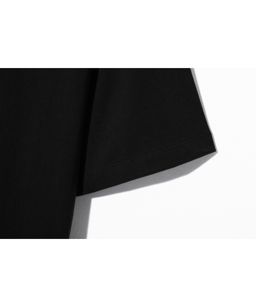 BASEMOMENT(ベースモーメント)の「エッセンシャルシルケットUネックTシャツブラック(Tシャツ/カットソー・メンズ・その他・X-LARGE/LARGE)」の4枚目の写真