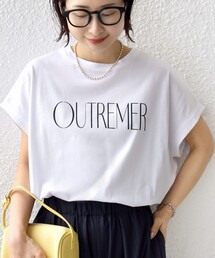 メルティ コットン プリント ロゴ ショート スリーブ Tシャツ