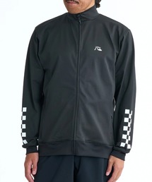 Quiksilver（クイックシルバー）の「QUIKSILVER メンズ CHECKER ZIP 長袖ラッシュガード UPF50+ 接触冷感 速乾【2026年春夏モデル】/クイックシルバースタンドカラーUVカットラッシュガード(水着)（ラッシュガード）」