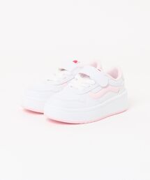 VANS（バンズ）の「VANS ヴァンズ 17-22 IVY アイビー V2952K WHITE/PINK/RED（スニーカー・キッズ）」