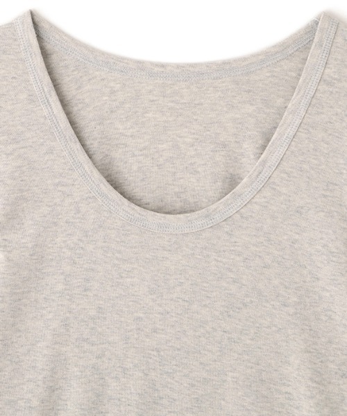 ETRE TOKYO(エトレトウキョウ)の「オーガニックコットンUネックロンTee(Tシャツ/カットソー・レディース・グレー/ブラック/ホワイト・FREE)」の8枚目の写真