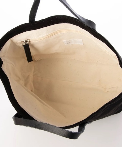 EARTH MADE（アースメイド）の「SLIM HANDLE 2WAY MINI TOTE（ショルダーバッグ・レディース・ブラック/ライトグレー/グリーン/ベージュ・FREE）」の8枚目の写真