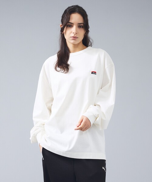 NANGA(ナンガ)の「【NANGA /ナンガ】 エコハイブリッド ボックスロゴ刺繍Tシャツ/ユニセックス/NW2411-1G803(Tシャツ/カットソー・メンズ・ホワイト/ブラック/ネイビー・XL/M/L)」の1枚目の写真