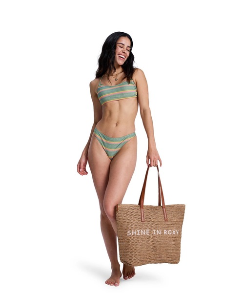 ROXY（ロキシー）の「ROXY ウィメンズ IN THE TROPICS トートバッグ 【2026年春夏モデル】/ロキシー大判トートバッグ（トートバッグ・レディース・ホワイト/ブラウン系その他・FREE）」の13枚目の写真