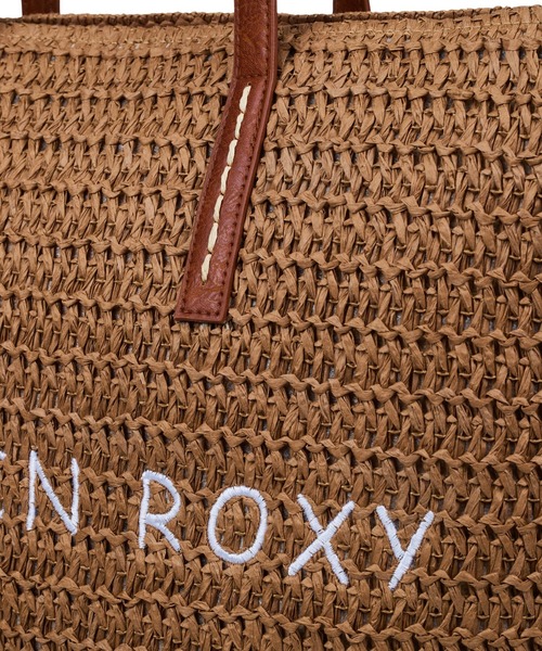 ROXY（ロキシー）の「ROXY ウィメンズ IN THE TROPICS トートバッグ 【2026年春夏モデル】/ロキシー大判トートバッグ（トートバッグ・レディース・ホワイト/ブラウン系その他・FREE）」の15枚目の写真