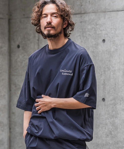 1minute 1second(ワンミニットワンセカンド)の「mhs2562-ripstop drawcord snead Jack プルオーバーシャツ(1M26N110)(Tシャツ/カットソー・メンズ・グレー/ホワイト/ネイビー・XL/L/M/S)」の3枚目の写真