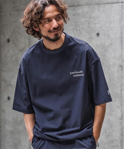 1minute 1second(ワンミニットワンセカンド)の「mhs2562-ripstop drawcord snead Jack プルオーバーシャツ(1M26N110)(Tシャツ/カットソー・メンズ・グレー/ホワイト/ネイビー・XL/L/M/S)」の10枚目の写真