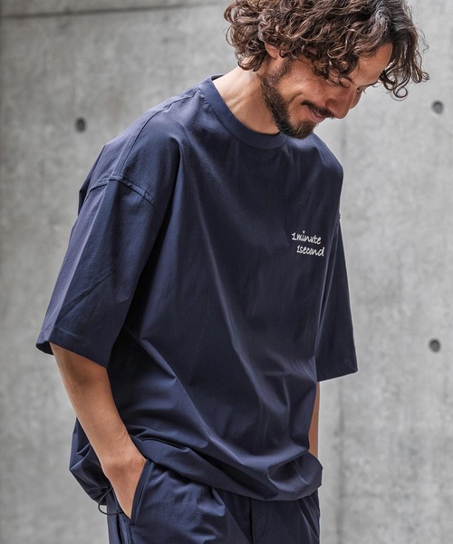 1minute 1second(ワンミニットワンセカンド)の「mhs2562-ripstop drawcord snead Jack プルオーバーシャツ(1M26N110)(Tシャツ/カットソー・メンズ・グレー/ホワイト/ネイビー・XL/L/M/S)」の11枚目の写真