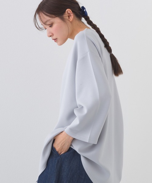 OMNES（オムネス）の「ソフトポンチノーカラー長袖カーディガン UVカット花粉ガード付（カーディガン/ボレロ・レディース・ライトグレー/ベージュ/ライトピンク/ブラック・FREE）」の22枚目の写真