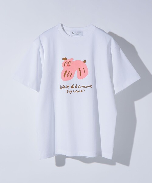 City Ambient Products（シティアンビエントプロダクツ）の「【City Ambient Products別注】黒田 愛里: アート Tシャツ（Tシャツ/カットソー・メンズ・ライトホワイト/ホワイト・MEDIUM/LARGE/X-LARGE）」の2枚目の写真