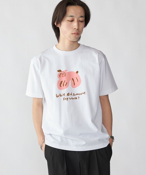 City Ambient Products（シティアンビエントプロダクツ）の「【City Ambient Products別注】黒田 愛里: アート Tシャツ（Tシャツ/カットソー・メンズ・ライトホワイト/ホワイト・MEDIUM/LARGE/X-LARGE）」の21枚目の写真