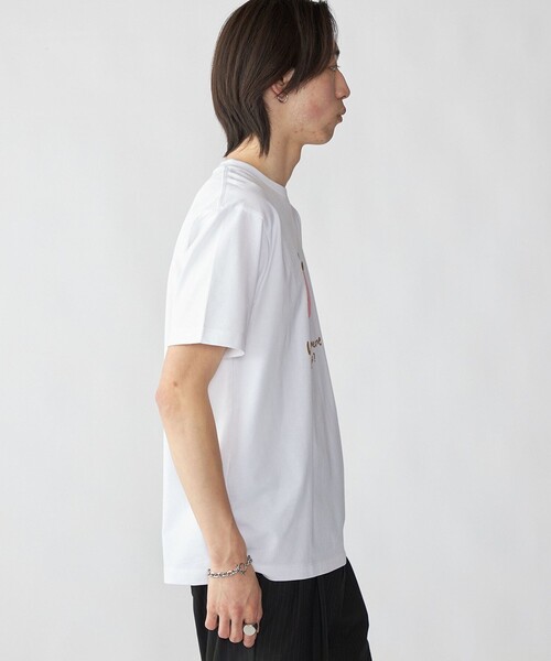 City Ambient Products（シティアンビエントプロダクツ）の「【City Ambient Products別注】黒田 愛里: アート Tシャツ（Tシャツ/カットソー・メンズ・ライトホワイト/ホワイト・MEDIUM/LARGE/X-LARGE）」の18枚目の写真