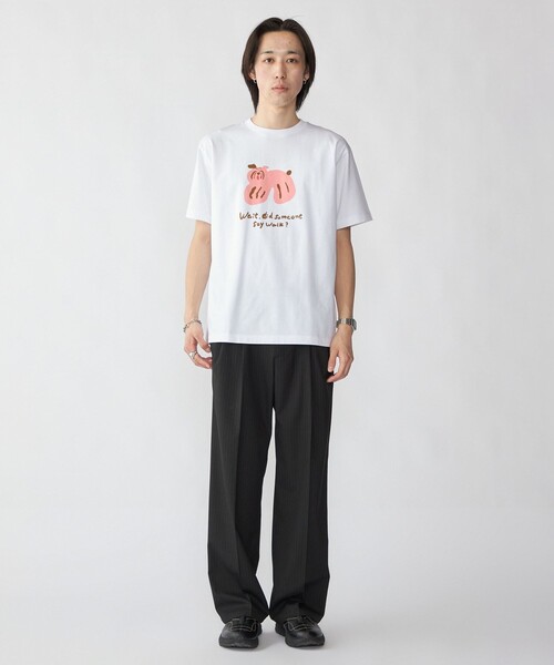 City Ambient Products（シティアンビエントプロダクツ）の「【City Ambient Products別注】黒田 愛里: アート Tシャツ（Tシャツ/カットソー・メンズ・ライトホワイト/ホワイト・MEDIUM/LARGE/X-LARGE）」の17枚目の写真
