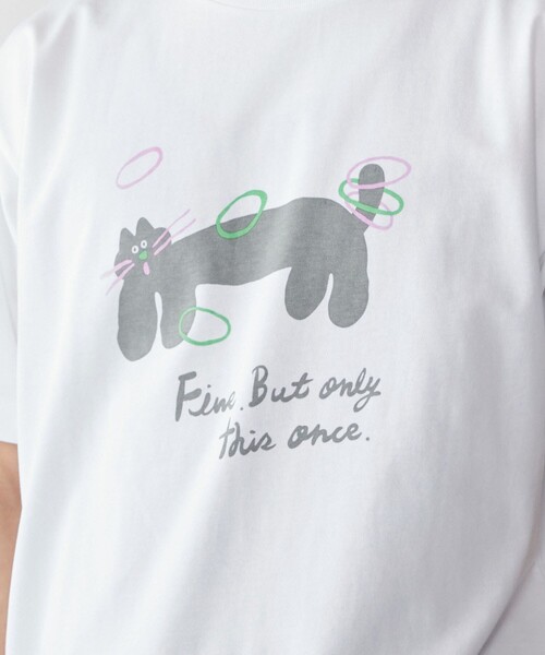 City Ambient Products（シティアンビエントプロダクツ）の「【City Ambient Products別注】黒田 愛里: アート Tシャツ（Tシャツ/カットソー・メンズ・ライトホワイト/ホワイト・MEDIUM/LARGE/X-LARGE）」の12枚目の写真