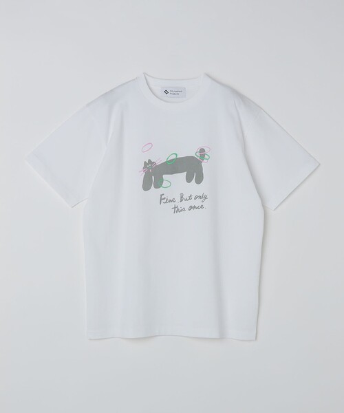 City Ambient Products（シティアンビエントプロダクツ）の「【City Ambient Products別注】黒田 愛里: アート Tシャツ（Tシャツ/カットソー・メンズ・ライトホワイト/ホワイト・MEDIUM/LARGE/X-LARGE）」の11枚目の写真