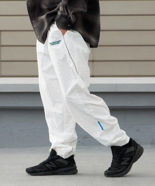 レベリー　スタンダード　ナイロンポリパッド付き　М セール】Liberaiders/リベレイダース LR NYLON PANTS ブランドロゴ