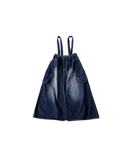antiqua(アンティカ)の「デニム スカート サロペット(デニムスカート・レディース・ブルー系その他/ライトブルー・ONESIZE)」の12枚目の写真