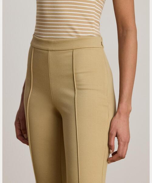 LAUREN RALPH LAUREN(ローレン ラルフ ローレン)の「ツイル フレア アンクル パンツ(その他パンツ・レディース・ブラウン系6・2/0/4/6/00)」の3枚目の写真