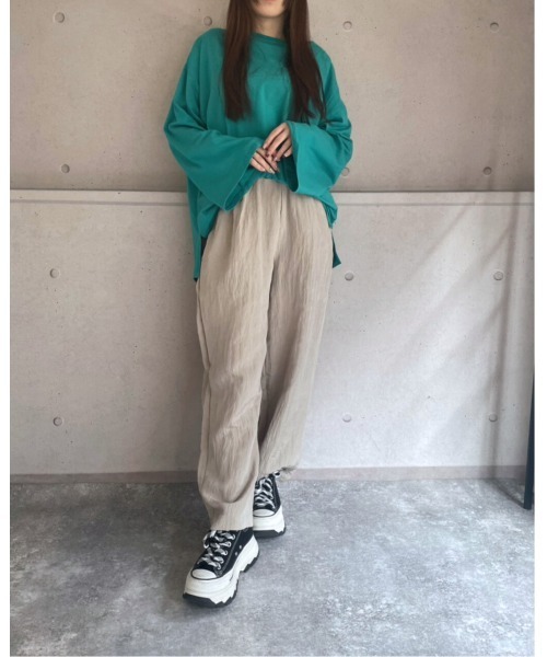 セール】ワッシャータフタパンツ（その他パンツ）｜amini（アミニ）の