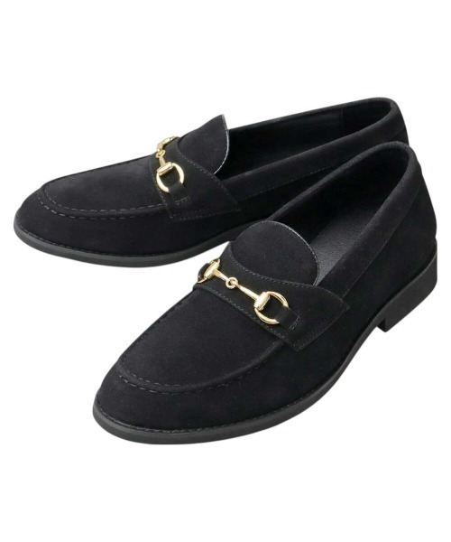 BACKYARD FAMILY(バックヤードファミリー)の「glabella GOLD BIT LOAFERS(ローファー・メンズ・ブラック系/ブラック系1/ブラック系2・S/M/L)」の3枚目の写真