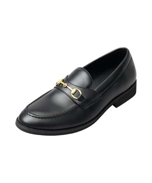 BACKYARD FAMILY(バックヤードファミリー)の「glabella GOLD BIT LOAFERS(ローファー・メンズ・ブラック系/ブラック系1/ブラック系2・S/M/L)」の4枚目の写真