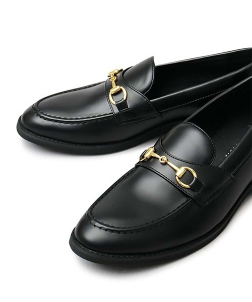 BACKYARD FAMILY(バックヤードファミリー)の「glabella GOLD BIT LOAFERS(ローファー・メンズ・ブラック系/ブラック系1/ブラック系2・S/M/L)」の7枚目の写真