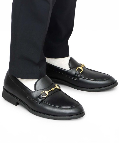 BACKYARD FAMILY(バックヤードファミリー)の「glabella GOLD BIT LOAFERS(ローファー・メンズ・ブラック系/ブラック系1/ブラック系2・S/M/L)」の11枚目の写真