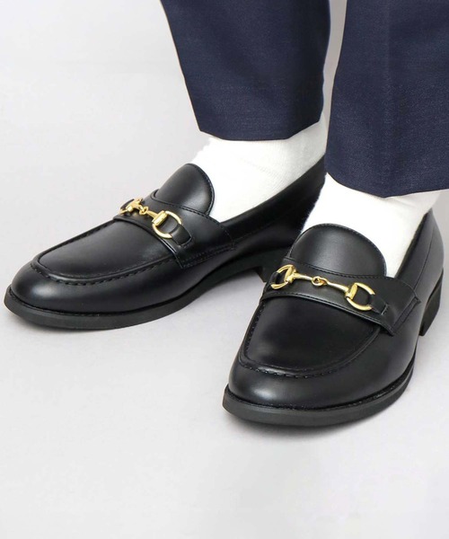 BACKYARD FAMILY(バックヤードファミリー)の「glabella GOLD BIT LOAFERS(ローファー・メンズ・ブラック系/ブラック系1/ブラック系2・S/M/L)」の12枚目の写真