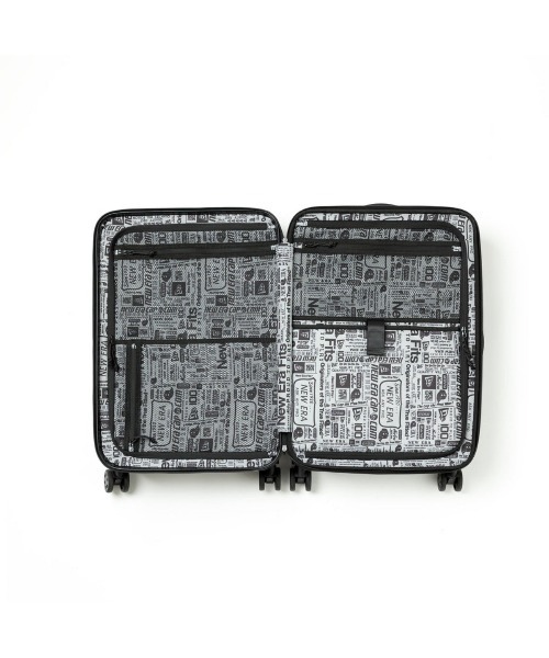 NEW ERA(ニューエラ)の「NEW ERA WHEEL CARRY CASE 60-66L CARRY-ON CASE(ニューエラ Wheel Carry Case 60-66L キャリーケース)(スーツケース/キャリーバッグ・メンズ・ブラック・ONE SIZE)」の5枚目の写真