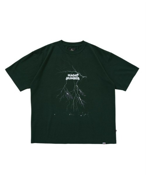 MAGIC NUMBER(マジック ナンバー)の「【MAGIC NUMBER】THUNDER US COTTON S/S T-SHIRT(Tシャツ/カットソー・メンズ・ブラック/グリーン/ネイビー・MEDIUM/X-LARGE/LARGE)」の8枚目の写真
