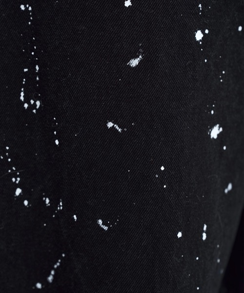 seyto（セイト）の「Hand paint wide buggy flare denim pants / ハンドペイントワイドバギーデニムパンツ（デニムパンツ・メンズ・ホワイト/ブラック・1/2/3）」の7枚目の写真