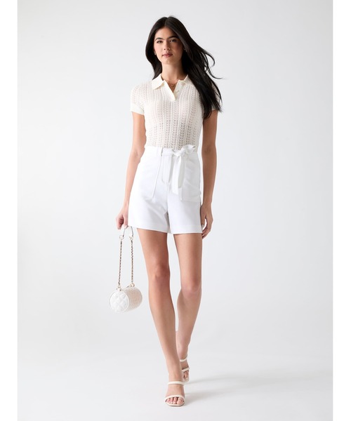 Guess(ゲス)の「VALENTINA Short ショートパンツ(その他パンツ・レディース・ネイビー/ホワイト・SMALL/X-SMALL/MEDIUM)」の7枚目の写真