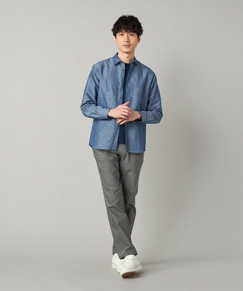 COMME CA MEN(コムサメン)の「ドビーストレッチ パンツ(その他パンツ・メンズ・グレー/ダークブラウン/ベージュ/ブラック・S/M/L/XL)」の6枚目の写真