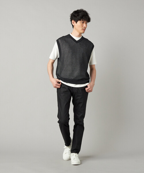 COMME CA MEN(コムサメン)の「ドビーストレッチ パンツ(その他パンツ・メンズ・グレー/ダークブラウン/ベージュ/ブラック・S/M/L/XL)」の11枚目の写真